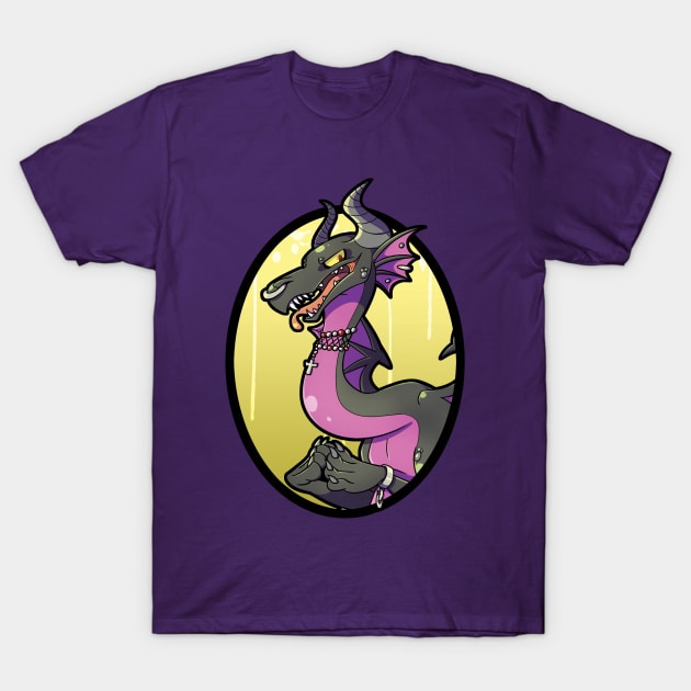 Dark Dragon T-Shirt by HeckHound